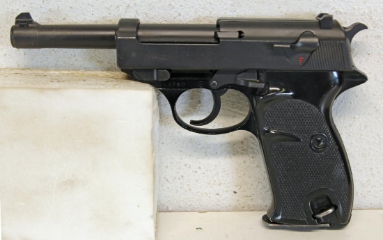 Walther P38 9 mm Semi-Auto Pistol in Original Box & Catalog 2 Clips... SN#134760...