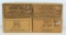 4 Full Vintage Army Boxes .45 Cal. Ball M1911 Cartridges Ammunition - 2 Evansville Ordnance Plant, 1