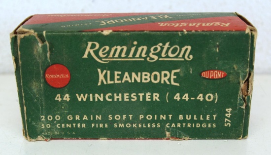 Full Vintage Box Remington .44 Win. (.44-40) 200 gr. SP Cartridges Ammunition