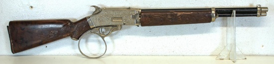 Hubley "The Rifleman" Vintage Cap Gun Rifle, repairs to forearm and stock, missing a piece at top of