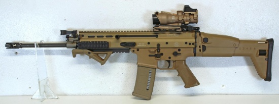 FNH USA FN Herstal Model SCAR 16S 5.56 NATO Semi-Auto Rifle w/Trijicon ACOG Sight SN#LC12654