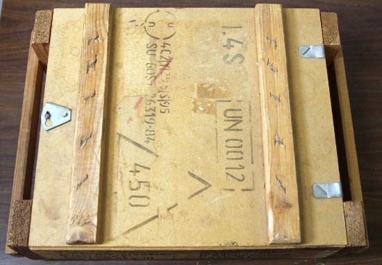 Partial Russian Wood Ammo Crate, 24 Full Boxes 7.62x39 mm 123 gr. Ball HP L.C.B. Cartridges