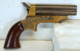 C. Sharps & Co Model 2 .30 Rimfire 4 Barrel Pepperbox Pistol Patent 1859 Wood Grips SN#2618 -
