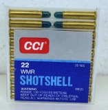 Full Box 20 Rds CCI .22 WMR Shotshell Cartridges Ammunition
