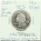 90% Silver Gem Proof 2000-S New Hampshire State Quarter