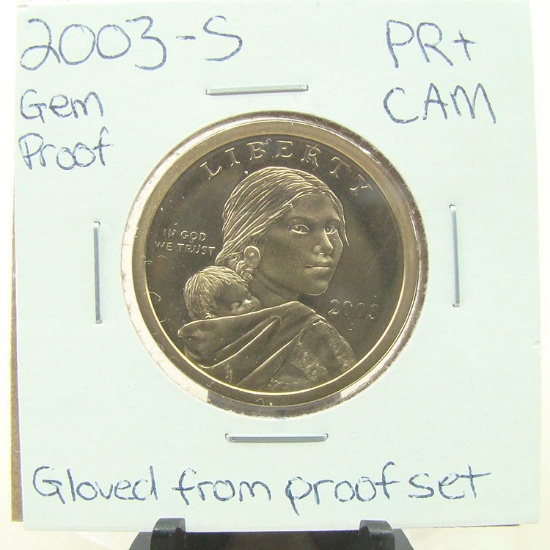 Gem Proof 2003-S Sacagawea Dollar