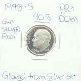 90% Silver Gem Proof 1998-S Roosevelt Dime