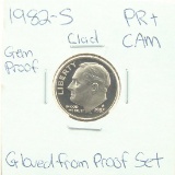 Clad Gem Proof 1982-S Roosevelt Dime