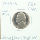 Gem Proof 1985-S Jefferson Nickel