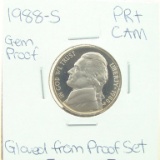 Gem Proof 1988-S Jefferson Nickel