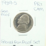 Gem Proof 1989-S Jefferson Nickel