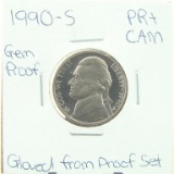 Gem Proof 1990-S Jefferson Nickel