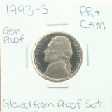 Gem Proof 1993-S Jefferson Nickel