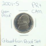 Gem Proof 2001-S Jefferson Nickel