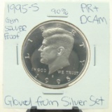 90% Silver Gem Proof 1995-S Kennedy Half Dollar