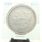 1889 Morgan Silver Dollar (XF+)
