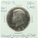 Clad Gem Proof 1982-S Kennedy Half Dollar