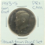 Clad Gem Proof 1983-S Kennedy Half Dollar