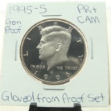 Clad Gem Proof 1995-S Kennedy Half Dollar