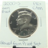 Clad Gem Proof 2000-S Kennedy Half Dollar