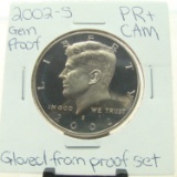 Clad Gem Proof 2002-S Kennedy Half Dollar