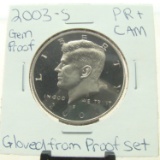 Clad Gem Proof 2003-S Kennedy Half Dollar