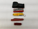 Lot Of 4 Misc Pocket Knives: Victornox, Outside,