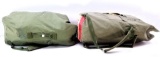 Lot of 2 Military Duffel Bags, Heavy duty US Markd