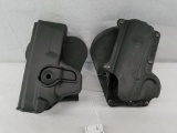 Lot Of 2 Resin Heavy Duty Holsters
