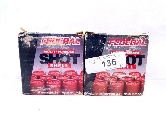 2 boxes Federal multi purpose shot shell