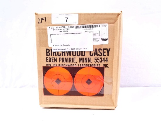 Case of Birchwood Casey 3000 3" Stick on Tagets