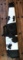 Cowhide Rifle Case Black & White - Padded & Durabl