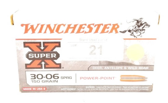 Winchester Super X 30-06 Sprg 150 Grain Ammo