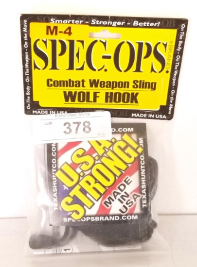 Spec-ops Combat Weapon Sling Wolf Hook