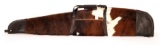 Cowhide Rifle Case - Brown/white/black