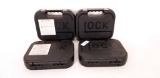 Four Glock Hard Pistol Cases