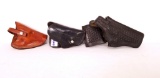 Lot Of 3 Leather Holsters: