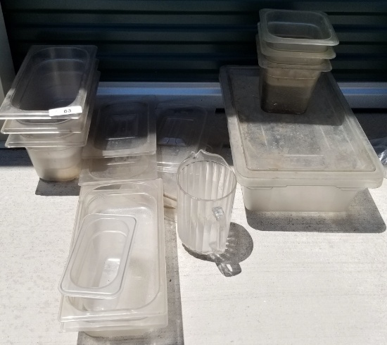 Assorted Food Storage Containers & Lids