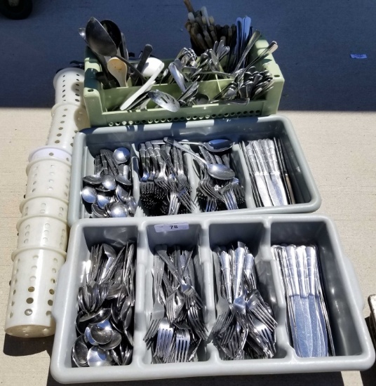 Large Lot Of Misc Silverware