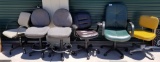 Lot Of 6 Rolling Office Chairs
