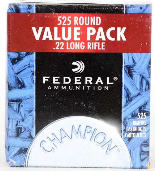 525 Rounds of Federal .22 LR Ammo
