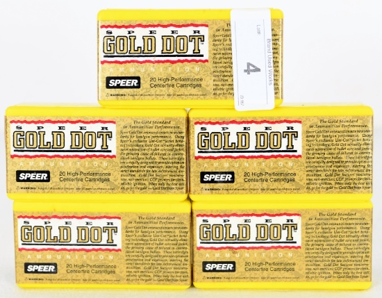 100 Rounds of .50 AE Action Express Speer Ammo