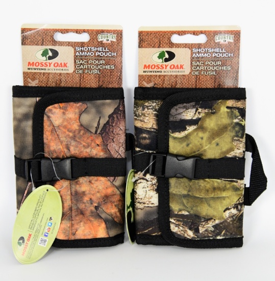 NEW Lot of 2 Mossy Oak Shotshell Ammo Pouch