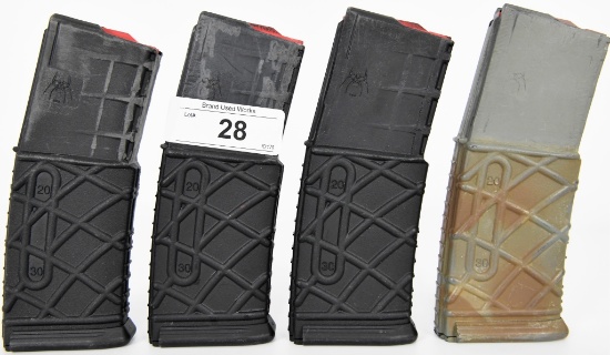 Lot of 4 Spike's Tactical MSAR 30 RD Mags 5.56