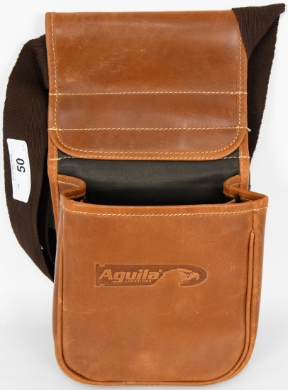 Aguila Leather Shotshell Pouch 2 compartment