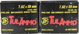 40 Factory Rounds of TulAmmo 7.62X39