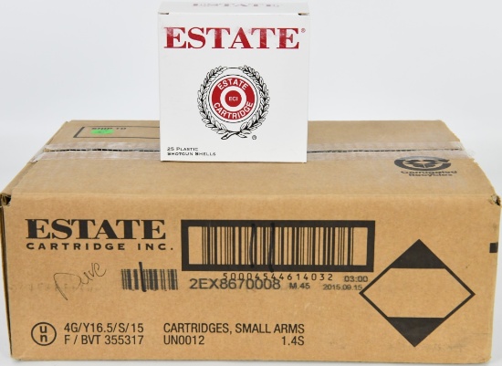 250rd CASE ESTATE 12GA SHOTSHELLS 2 3/4"