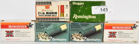 137 RDS OF 12 GA SLUGGER & BUCKSHOTS