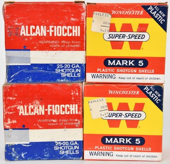 100 RDS OF WINCHESTER 20 GA & ALCAN FIOCCHI