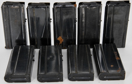 9 various - M1 Carbine 20 rd Mags 1 loaded